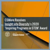 CSMore Receives Insight into Diversity’s 2020 ‘Inspiring Programs in STEM’ Award