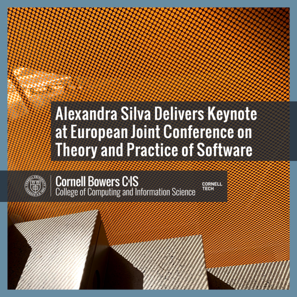 Alexandra Silva Delivers Keynote at European Joint Conference on Theory and Practice of Software 
